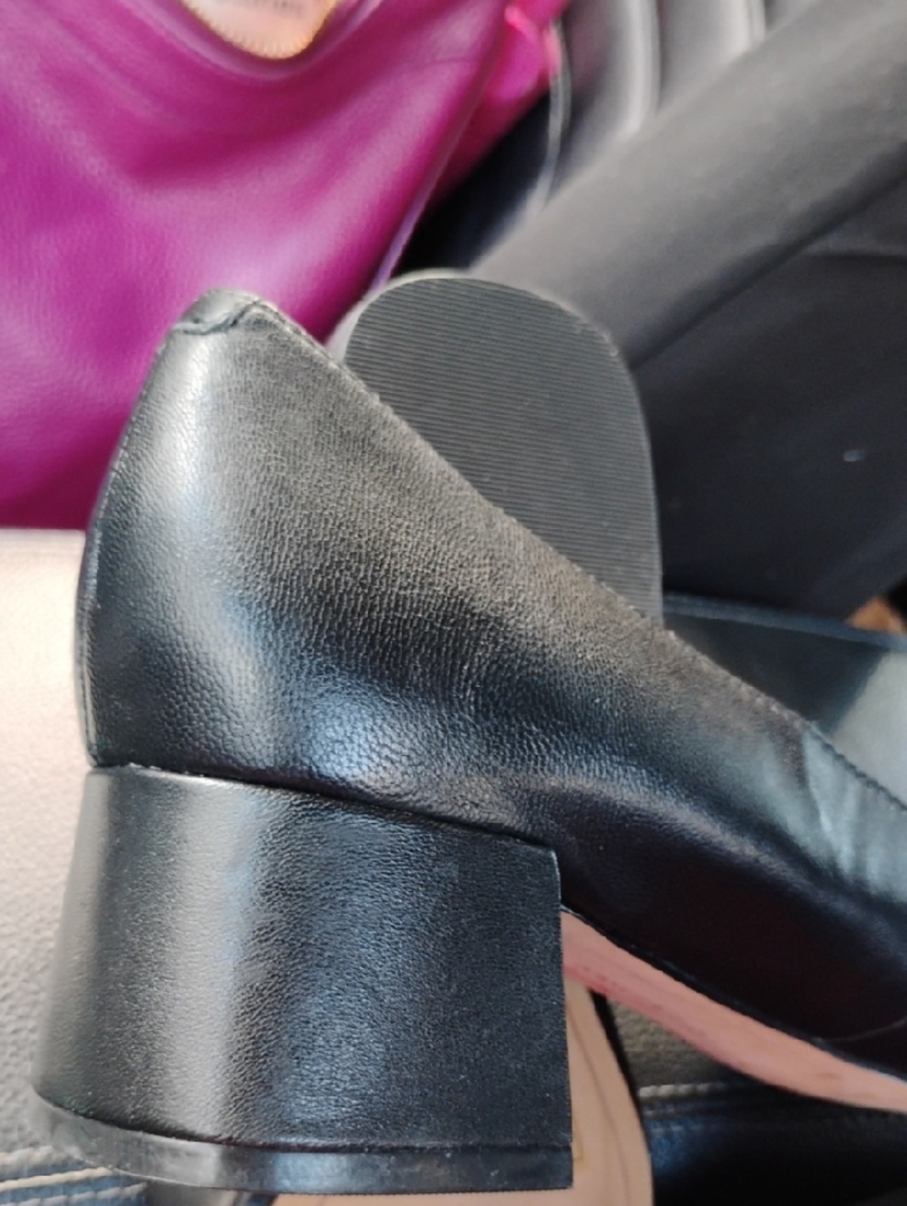 Karl Lagerfeld Charee Block Heeled Shoes Sz9M - Picture 8 of 11